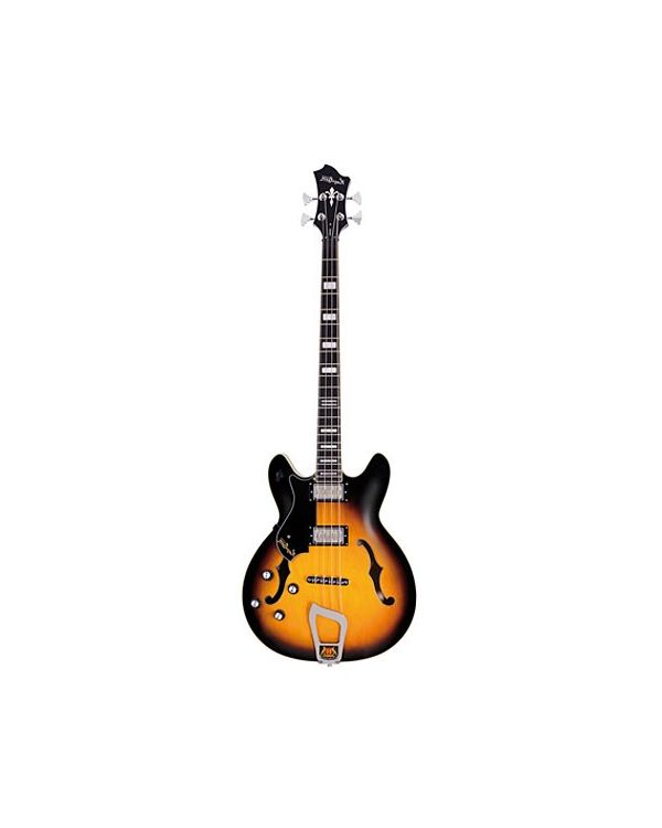 Hagstrom Viking Bass, Tobacco Sunburst Left Hand