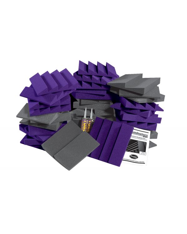 Auralex D36-DST Roominator Kit in Charcoal / Purple (36 Piece)