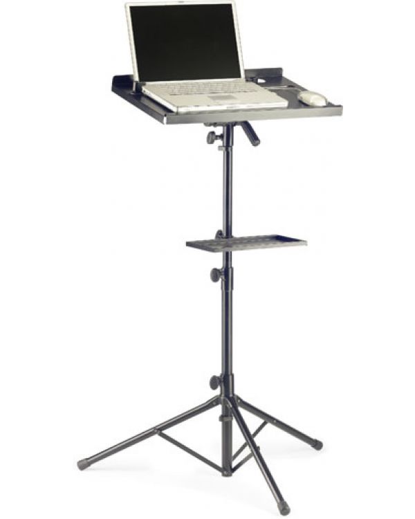 Stagg COS10BK Computer Stand with Accessory Shelf