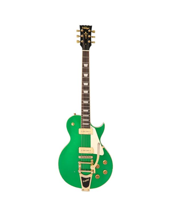 Vintage V100 Proshop Unique Emerald Green Inc Bigsby