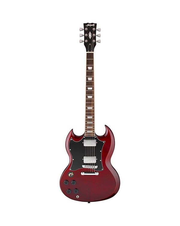 B-Stock Antiquity GS1L Left-handed Electric Guitar, Cherry Red