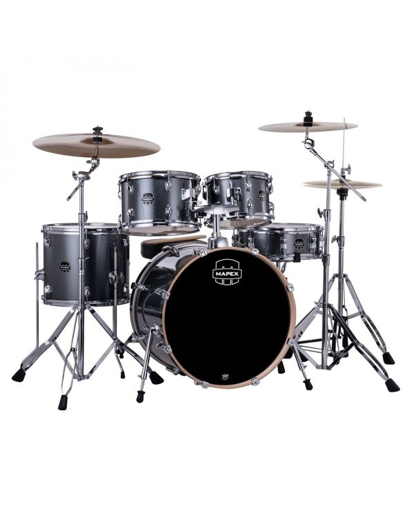 Mapex Venus Series Steel Blue Metallic Kit 20" Inc Hardware, Drum Throne and Cymbals