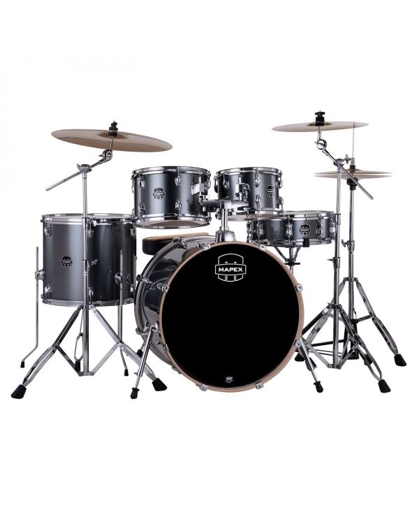 Mapex Venus Series Steel Blue Metallic Kit 22" Inc Hardware, Drum Throne and Cymbals
