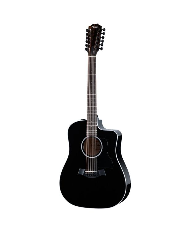 Taylor 250ce-BLK Plus 12-String Electro Acoustic Guitar, Black