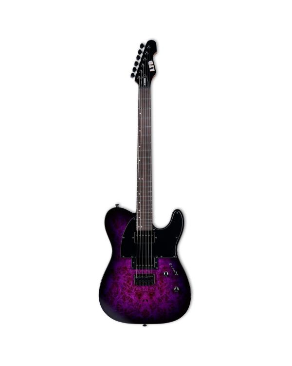 ESP LTD TE-200DX Electric Guitar, Purple Burst