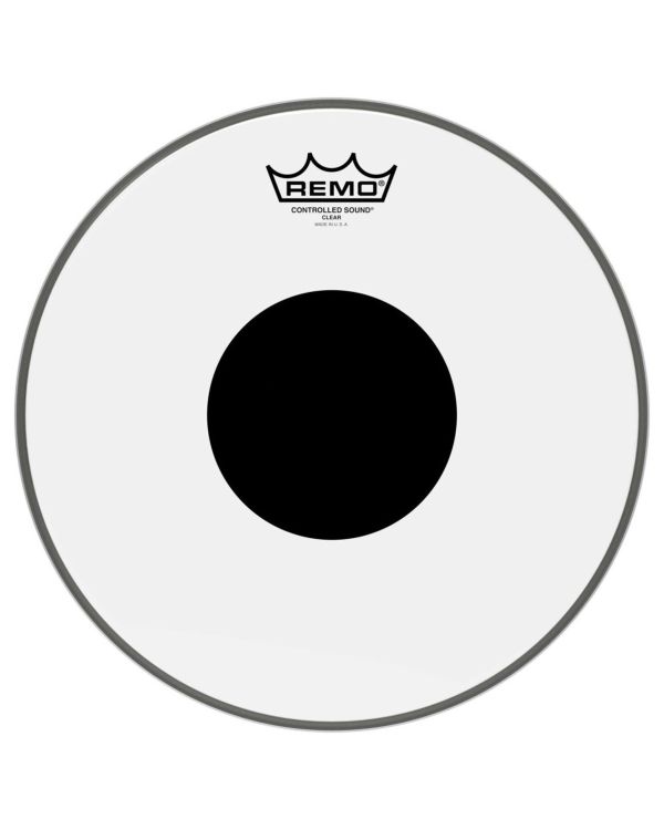 Remo Controlled Sound Clear Drum Head Black Dot 20"