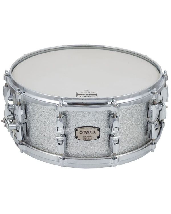 Yamaha Absolute Hybrid Maple Snare Drum 14x6 Silver Sparkle