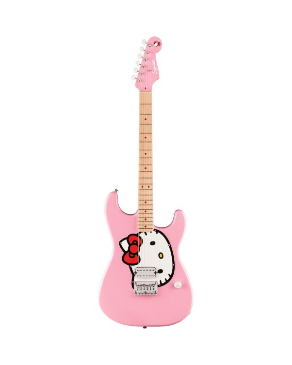 Squier x Hello Kitty Stratocaster MN, Pink