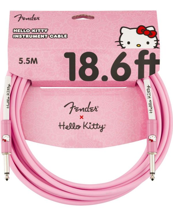 Fender x Hello Kitty 18.6' Instrument Cable, Pink