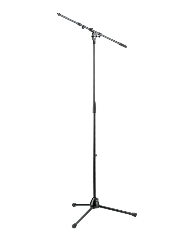 K&M Microphone Stand Extendable Boom Topline Compact Black