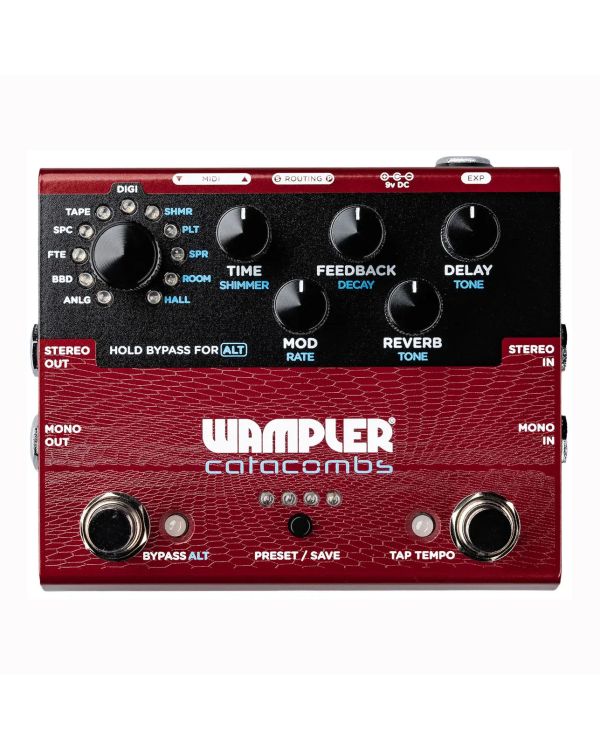 Wampler Catacombs Delay Reverb Pedal