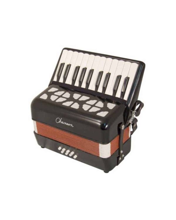 Chanson Piano Accordion 8 Bass Black