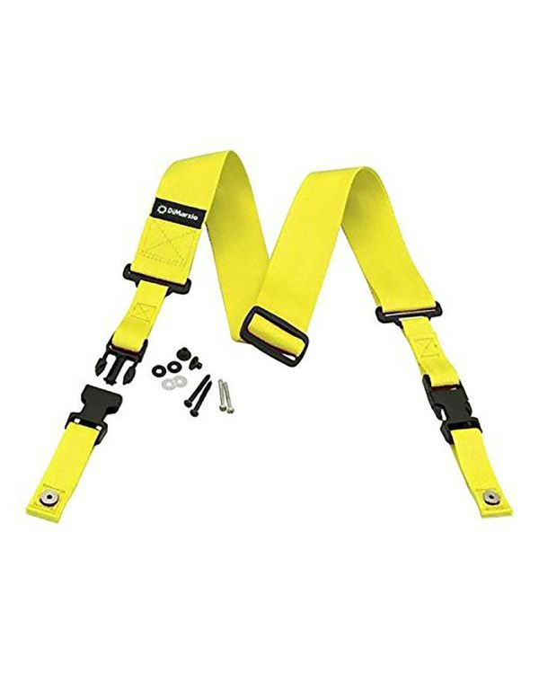 DiMarzio DD2200YS DiMarzio Cliplock strap Yellow SHORT