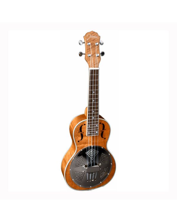 Johnson JR-880-MA Resonator Ukulele Honey Stain