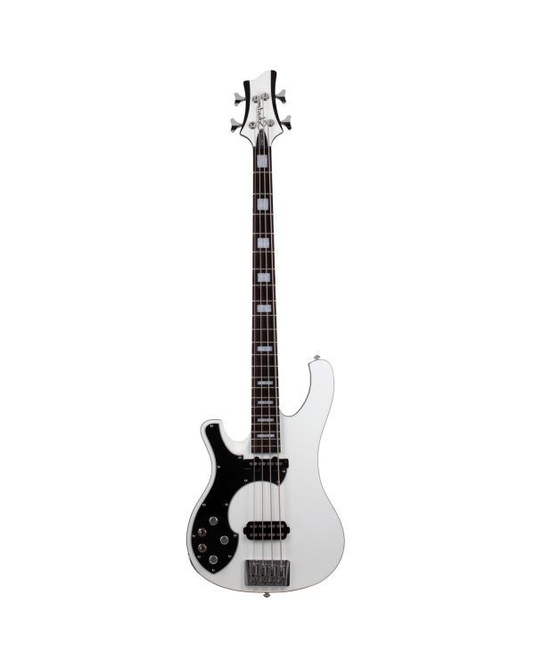 Schecter Stargazer-4 Gloss White Left Handed Bass Guitar