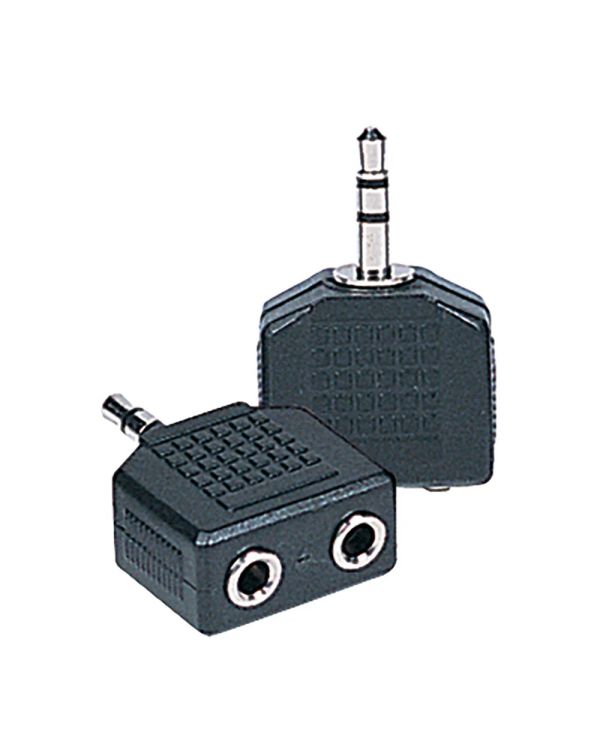 JHS LP13 Dual Mono 3.5mm Mini Jack to Stereo 3.5mm Mini Jack Adapter