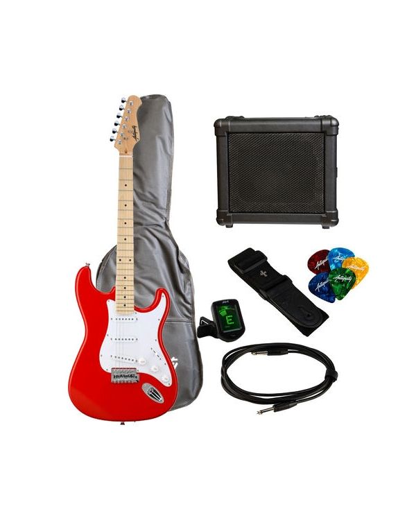 Antiquity ST Guitar & Amp Pack - Red