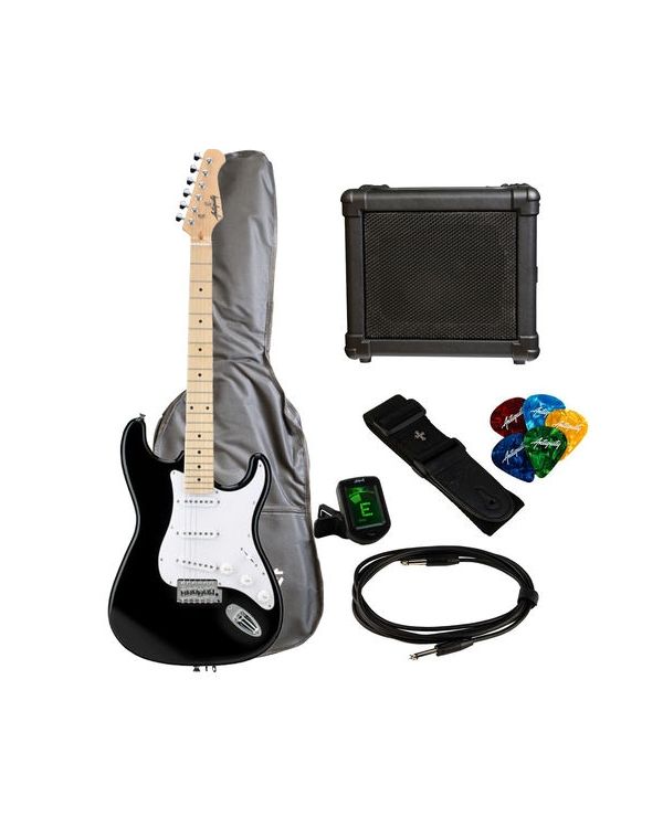 Antiquity ST Guitar & Amp Pack - Black