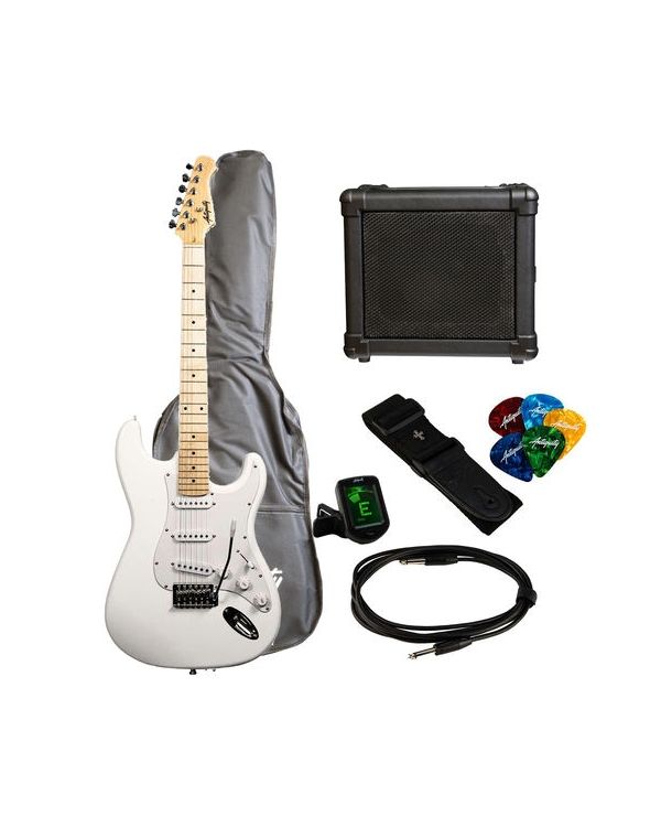 Antiquity ST Guitar & Amp Pack - White