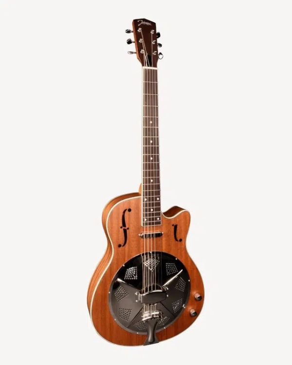 Johnson JR-814CE-MS Resonator Satin Mahogany