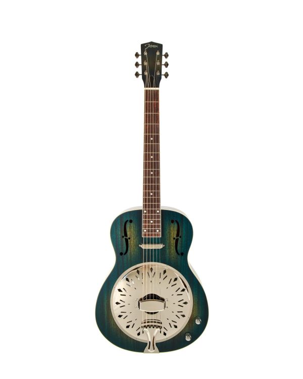 Johnson JR-814E-GBB Resonator Green-Blue Burst