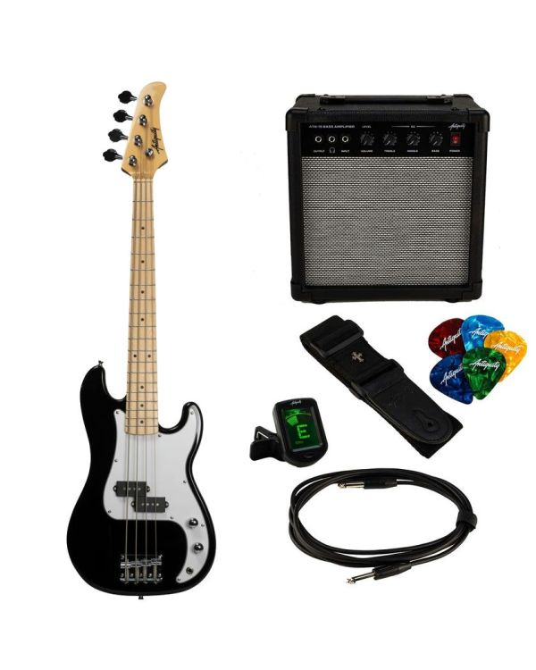 Antiquity Mini PB Three-Quarter Size Bass & Amp Pack - Black