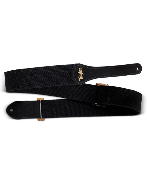 Taylor GS Mini Strap Black Cotton 2 Inch Amber Buckle