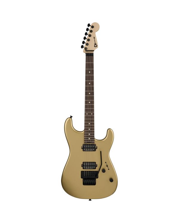 Charvel Pro-mod San Dimas Style 1 HH FR RW, Pharaohs Gold