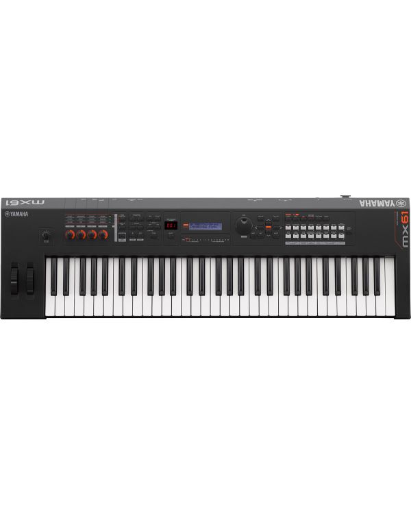 Yamaha MX61 Version 2 Synthesizer 61 Key Edition, Black