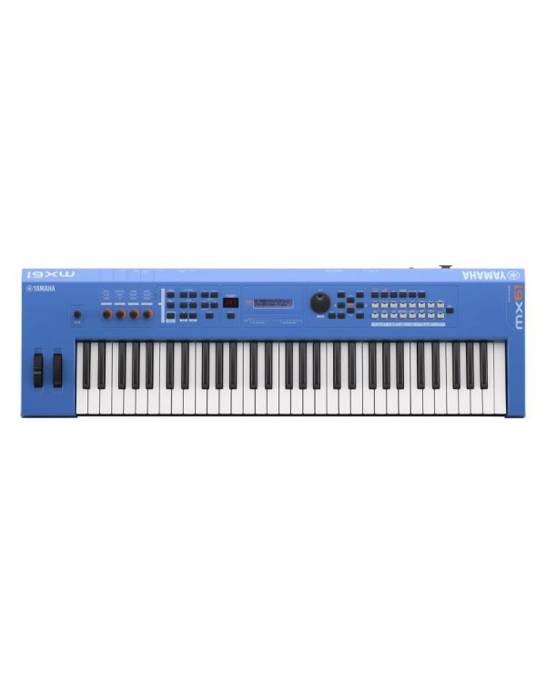 Yamaha MX61 Version 2 Synthesizer 61 Key Edition, Blue