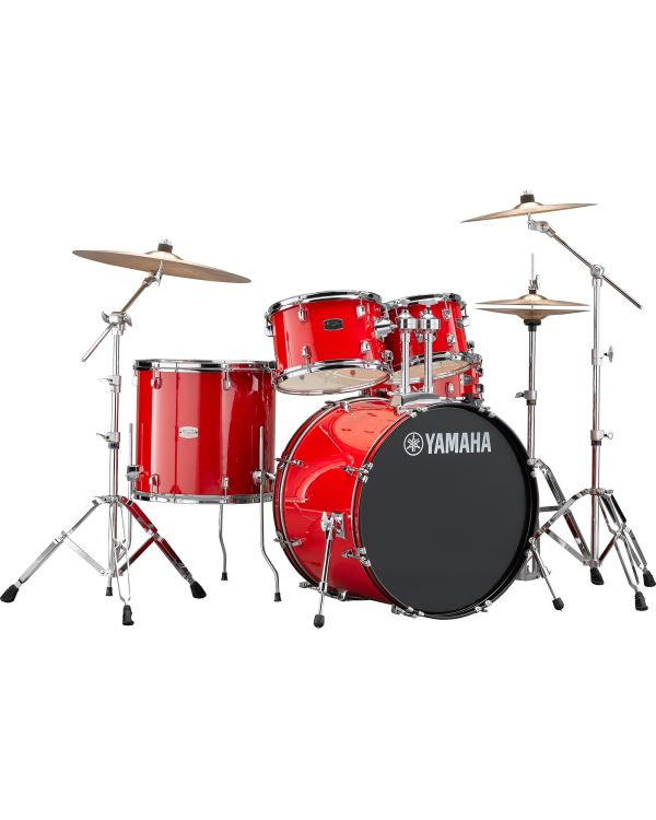 Yamaha Rydeen 22" Drum Kit with Hardware and Cymbals in Hot Red