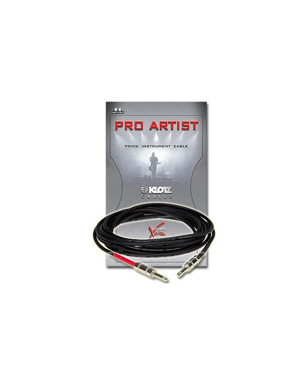 Klotz PROA030PR Pro Artist Series 3m Instrument Cable Black