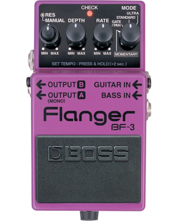 B-Stock Boss BF-3 Flanger Pedal for Guitar and Bass