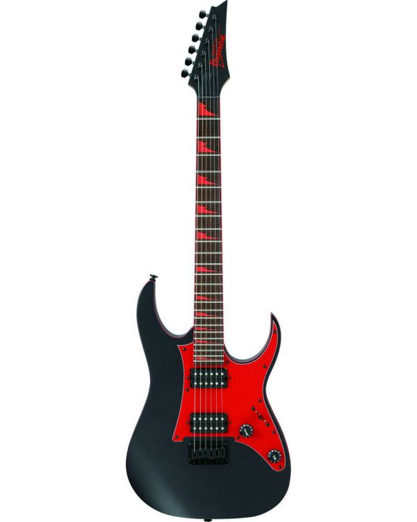 Ibanez GRG131DX-BKF GIO RG Series Guitar in Black Flat
