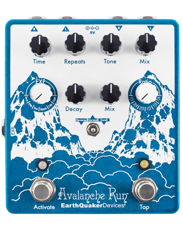Earthquaker Devices Avalanche Run V2 Reverb and Delay Pedal