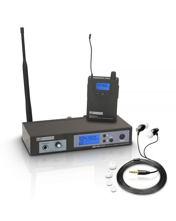 LD Systems MEI 100 G2 Wireless In-Ear Monitoring System ISM
