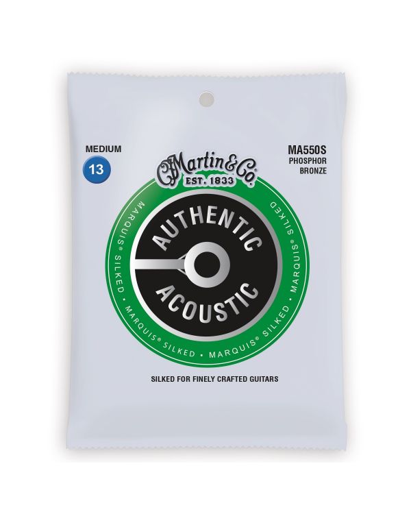 Martin Authentic Acoustic Marquis Silked Medium Guitar Strings