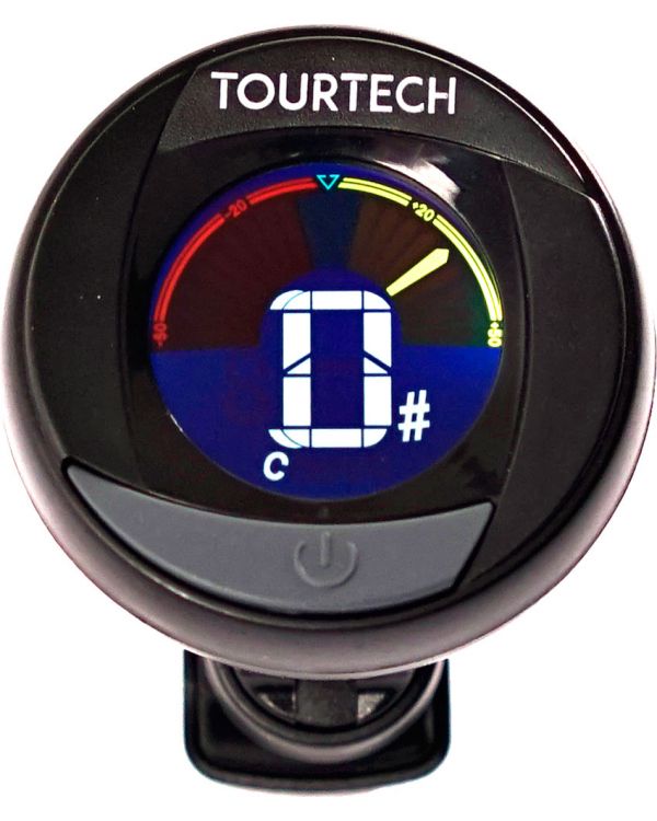 TOURTECH Clip-On Instrument Tuner with Colour Screen