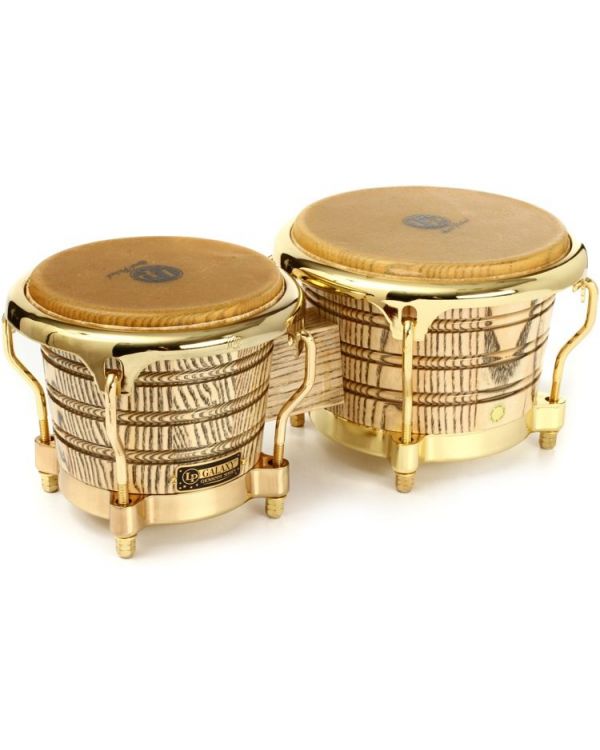 Latin Percussion Giovanni Galaxy Series Bongos Natural Gold