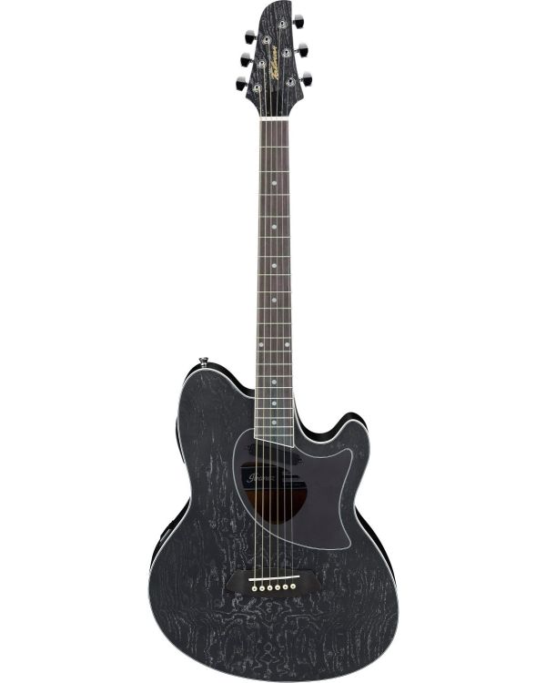 Ibanez TCM50 Talman Electro Acoustic Guitar, Galaxy Black Open Pore