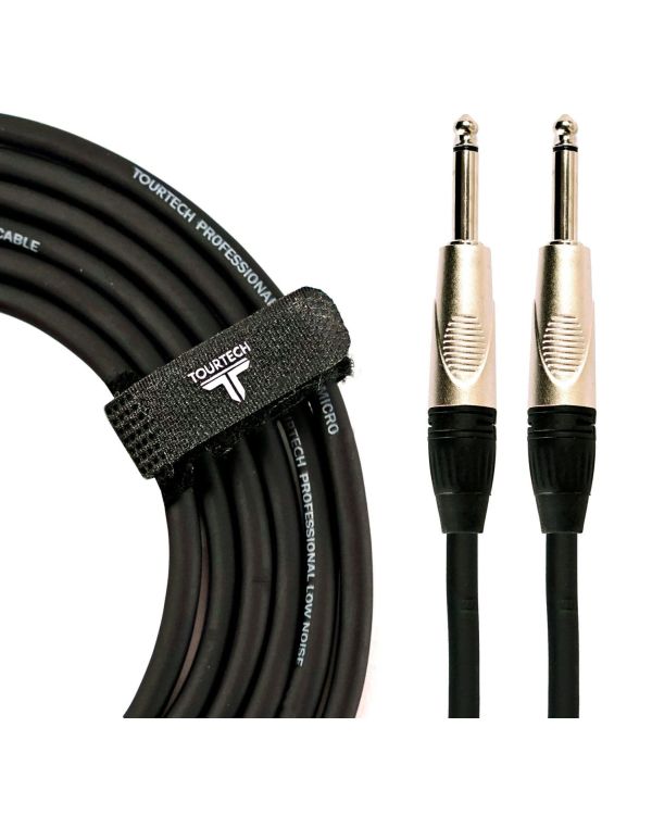 15 cm (L-type) - Guitar Cable (patch) - cable jack-jack (angled)