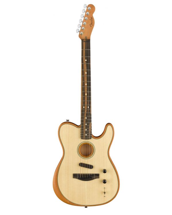 Fender American Acoustasonic Telecaster Hybrid Guitar, Natural