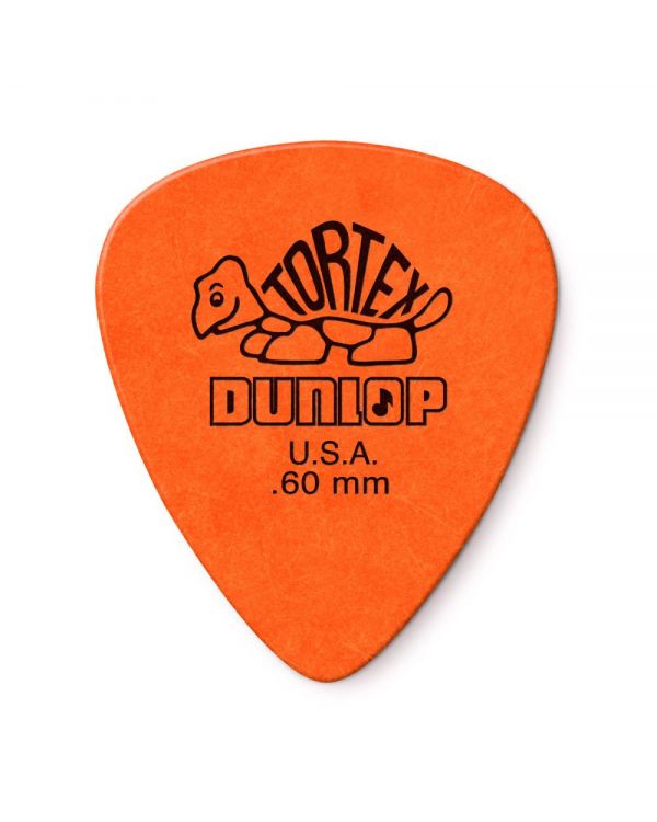 Dunlop Tortex Standard Orange 0.60mm Players (12 Pack)