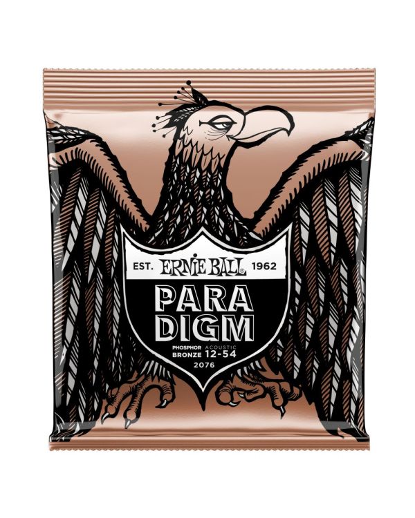 Ernie Ball Paradigm Phosphor Bronze Medium Light Acoustic Guitar Strings 12-54