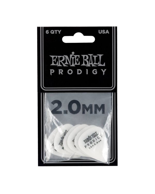 Ernie Ball Prodigy Standard 2.0mm Guitar Picks (6 Pack)