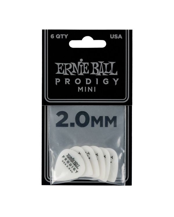 Ernie Ball Prodigy Mini 2.0mm Guitar Picks (6 Pack)