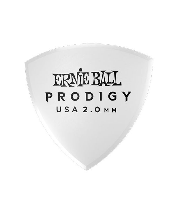 Ernie Ball Prodigy Large Shield 2.0mm Guitar Picks (Pack of 6)
