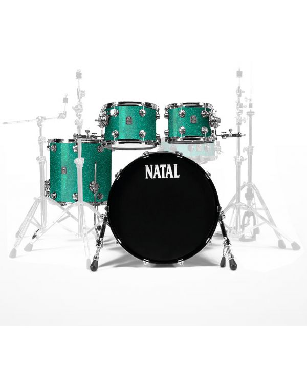 Natal Cafe Racer 22" Shell Pack in British Racing Green Sparkle