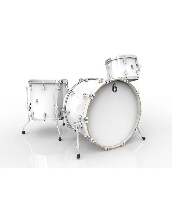 British Drum Co. Legend Series 22" 3-Piece Shell Pack in Piccadilly White