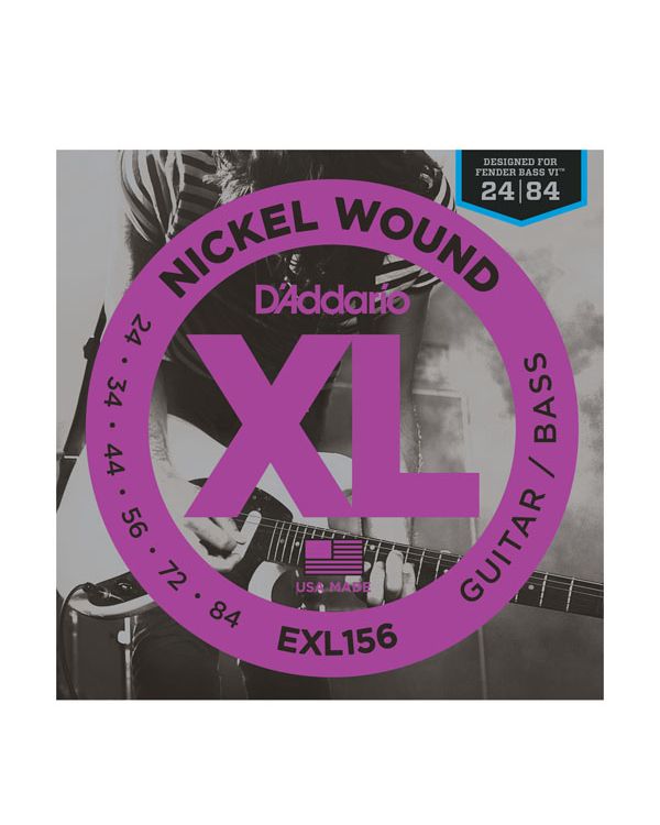 DAddario EXL156 Nickel Wound Bass VI 24-84 String Set